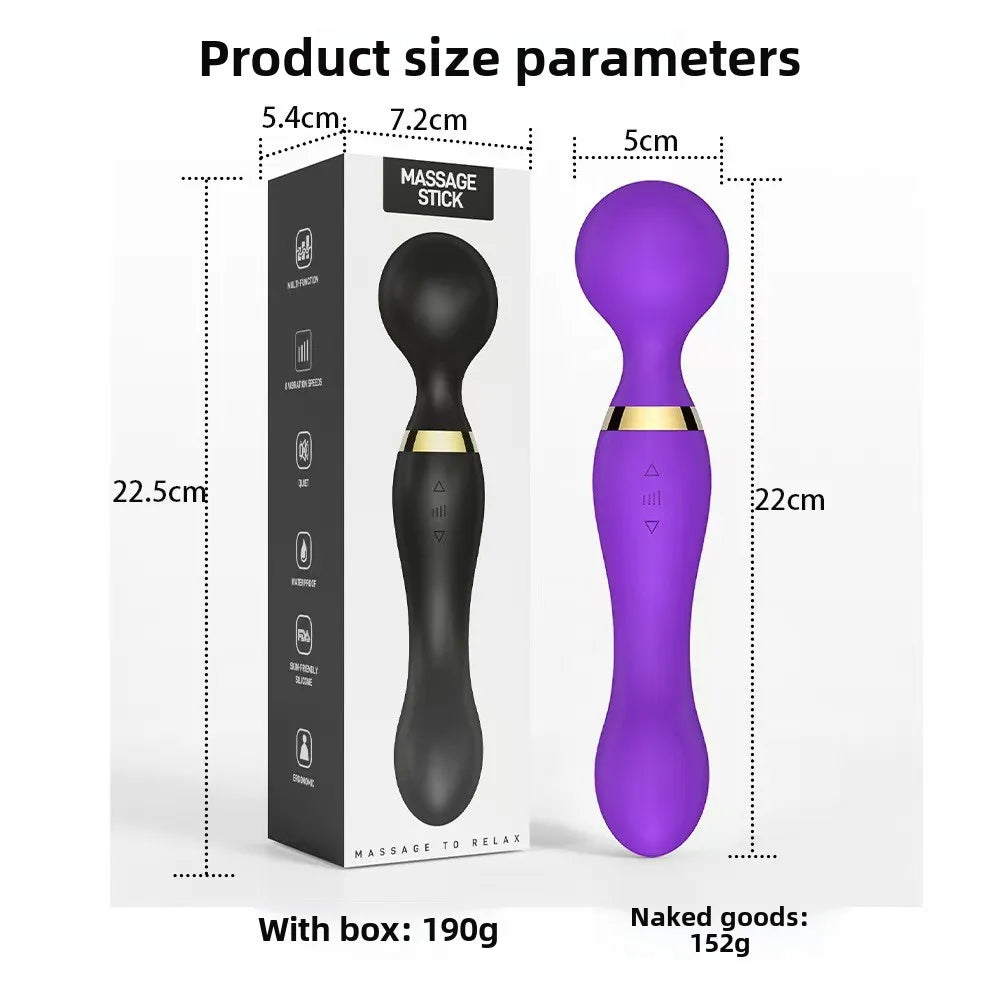 AV Vibrator Double tip