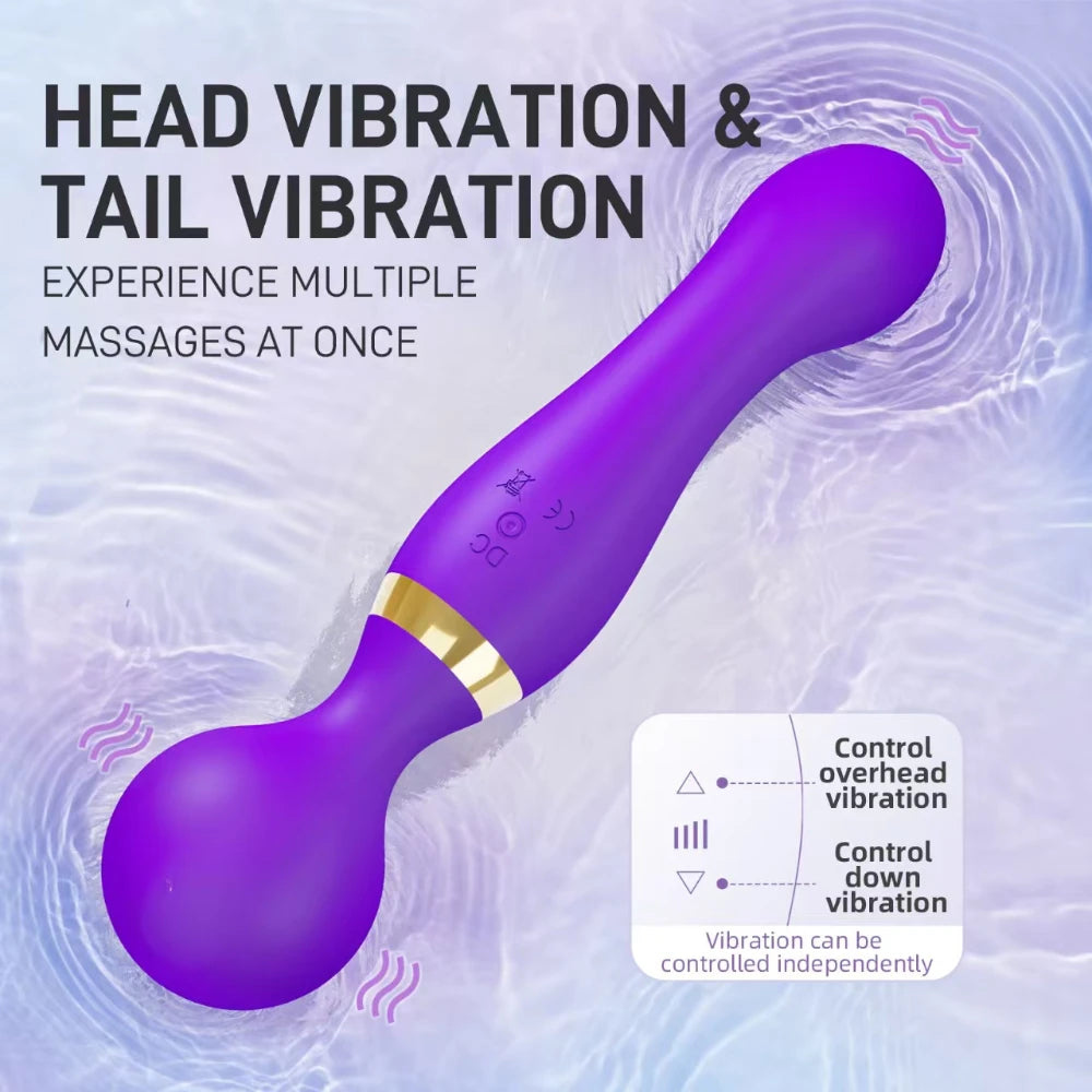 AV Vibrator Double tip